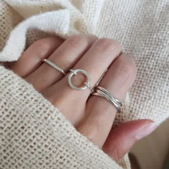 Studio Jewellery Feature & Stacker Rings | Rings-Oblong Signet Ring