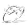 Studio Jewellery Feature & Stacker Rings | Rings-Olive Tree Branch Sterling Silver Ring