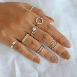 Studio Jewellery Feature & Stacker Rings | Rings-Orb Ring