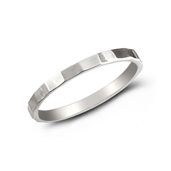 Studio Jewellery Feature & Stacker Rings | Rings-20 Sided Silver Ring