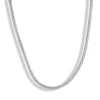 Studio Jewellery Necklaces-Silver Serpent Necklace
