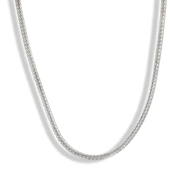 Studio Jewellery Necklaces-Silver Serpent Necklace