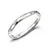 Studio Jewellery Feature & Stacker Rings | Rings-Slim 2mm Hammered Stacker Band