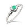 Studio Jewellery Gem Stone Rings | Rings-Small Abalone Shell Silver Ring