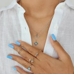 Studio Jewellery Feature & Stacker Rings | Rings-Small Bee Silver Ring