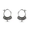 Studio Jewellery Earring Jackets And Threaders | Earrings-Small Boho Silver Hoop Earrings