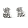 Studio Jewellery Stud Earrings | Earrings-Small Elephant Silver Earring Studs