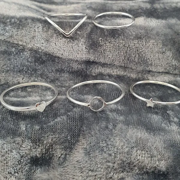 Studio Jewellery Feature & Stacker Rings | Rings-Small Hollow Circle Silver Ring