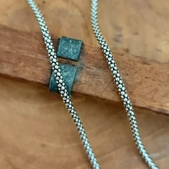 Studio Jewellery Necklaces-Snake Charm and Chain Necklace