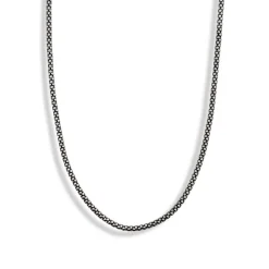 Studio Jewellery Necklaces-Snake Charm and Chain Necklace
