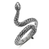Studio Jewellery Feature & Stacker Rings | Rings-Snake Silver Ring