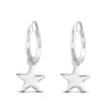 Studio Jewellery Hoop Earrings | Earrings-Star Charm Hoop Earrings