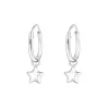 Studio Jewellery Hoop Earrings | Earrings-Star Hoop Earrings