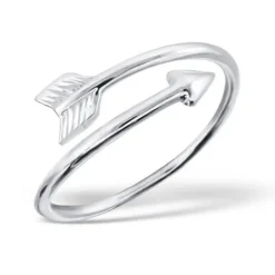 Studio Jewellery Feature & Stacker Rings | Rings-925 Sterling Silver Arrow Ring