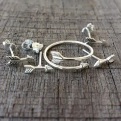 Studio Jewellery Feature & Stacker Rings | Rings-925 Sterling Silver Arrow Ring
