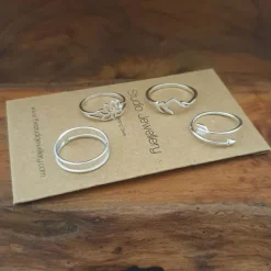 Studio Jewellery Feature & Stacker Rings | Rings-925 Sterling Silver Arrow Ring