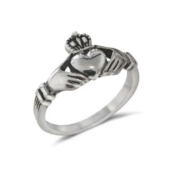 Studio Jewellery Feature & Stacker Rings | Rings-Sterling Silver Claddagh Ring