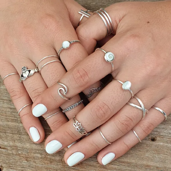 Studio Jewellery Feature & Stacker Rings | Rings-Sterling Silver Claddagh Ring