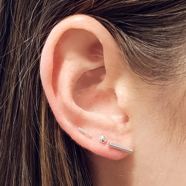 Studio Jewellery Stud Earrings | Earrings-925 Sterling Silver 3mm Ball Stud Earrings