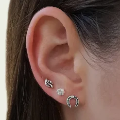 Studio Jewellery Stud Earrings | Earrings-Sterling Silver 4mm Knot Earring Studs