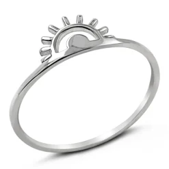 Studio Jewellery Feature & Stacker Rings | Rings-Sunrise Silver Ring