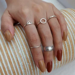 Studio Jewellery Feature & Stacker Rings | Rings-Sunrise Silver Ring