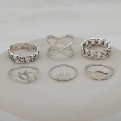 Studio Jewellery Feature & Stacker Rings | Rings-Sunrise Silver Ring