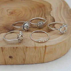 Studio Jewellery Feature & Stacker Rings | Rings-Sunrise Silver Ring