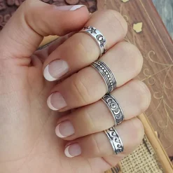 Studio Jewellery Midi And Knuckle Rings | Rings-Surf Row Knuckle Ring