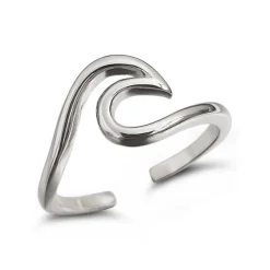 Studio Jewellery Midi And Knuckle Rings | Rings-Surf Wave Mid Finger Ring