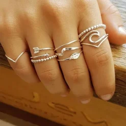 Studio Jewellery Feature & Stacker Rings | Rings-Surf Wave Silver Ring