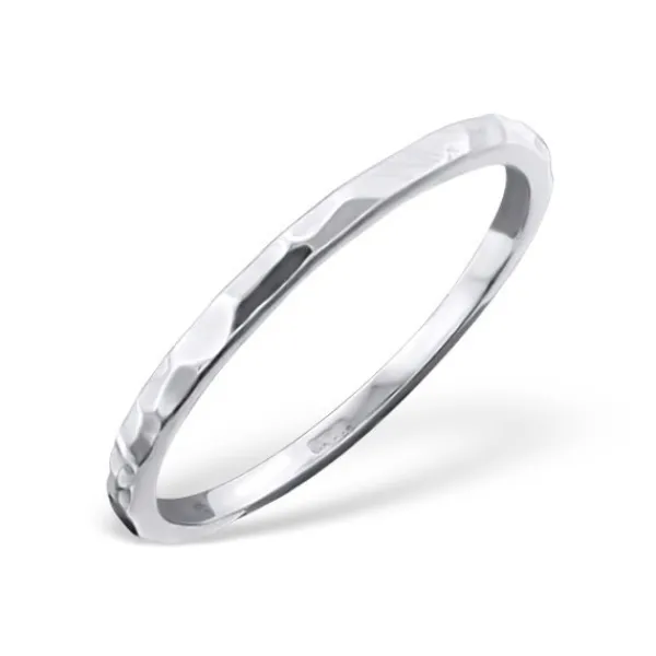 Studio Jewellery Feature & Stacker Rings | Rings-The Rock Stacker Ring in 925 Sterling Silver