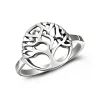 Studio Jewellery Feature & Stacker Rings | Rings-The Tree Of Life Silver Ring