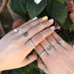 Studio Jewellery Feature & Stacker Rings | Rings-The Tree Of Life Silver Ring