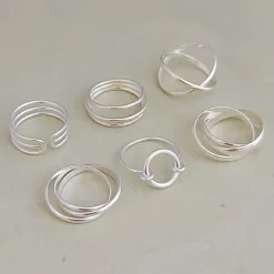 Studio Jewellery Feature & Stacker Rings | Rings-The Trio Ring