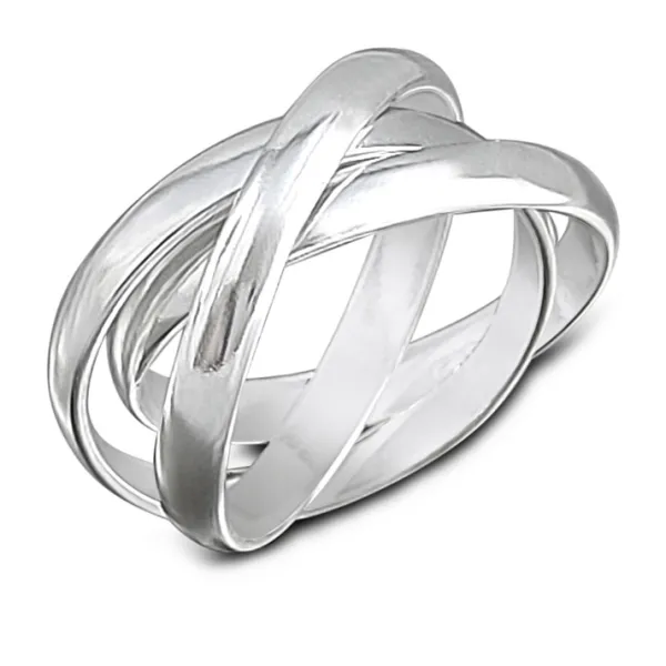 Studio Jewellery Feature & Stacker Rings | Rings-Thick Trio Ring