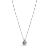 Studio Jewellery Necklaces-Three Circles Silver Necklace