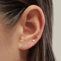 Studio Jewellery Stud Earrings | Earrings-Tiny 3mm Star Earring Studs in Sterling Silver
