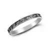 Studio Jewellery Feature & Stacker Rings | Rings-Tri Dot Silver Band Ring