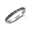 Studio Jewellery Feature & Stacker Rings | Rings-Triple Dot Silver Band Ring