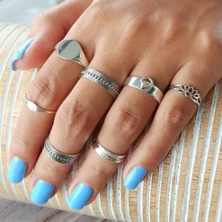 Studio Jewellery Feature & Stacker Rings | Rings-Unisex Silver Signet Ring